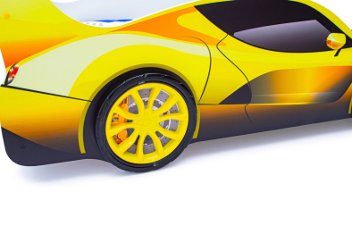 Детская кровать-машина Бельмарко "Феррари", с матрасом Бельмарко "Дельта"