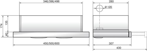 Вытяжки, Кухонная вытяжка ELIKOR Интегра GLASS 45Н-400-В2Д