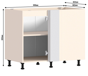 Шкаф-Стол приставной Регина РСП/1-100 Песочный