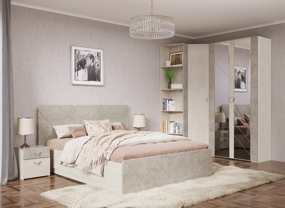 Кровати 160 см, Кровать Амели 11.31