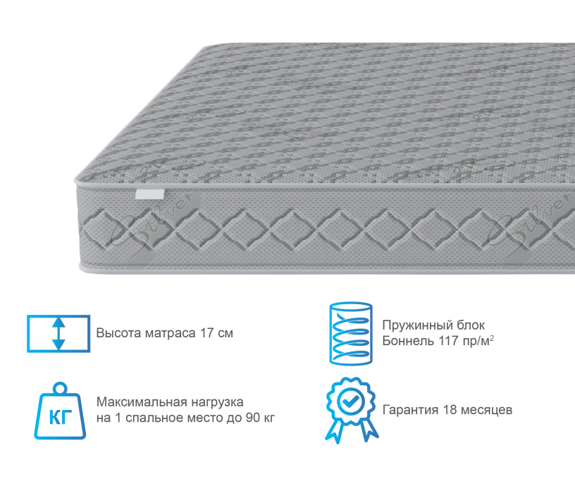 Другие размеры, Матрас Боннет 1200*2000