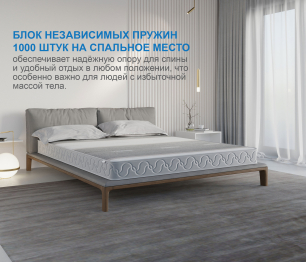 Столлайн / Матрас Наслаждение-Рафаэль в чехле Magnetic 1600х2000