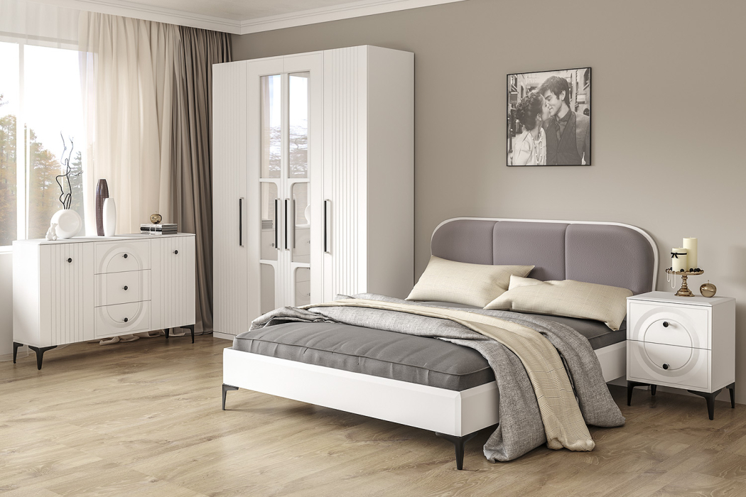 Кровати с мягким изголовьем, Кровать Валенсия 11.36.02