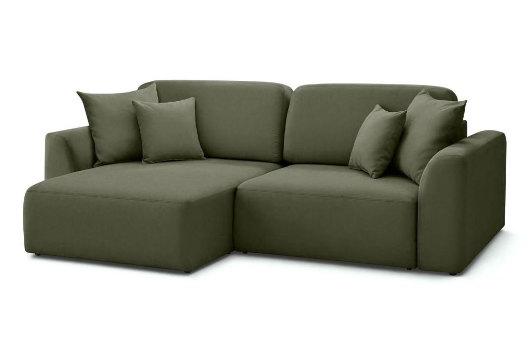 Диваны угловые в гостиную, Диван угловой Спейс, Велюр