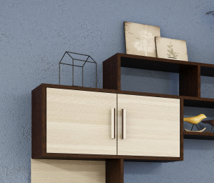 ЛДСП Гостиная ПЕКИН Венге-Лоредо