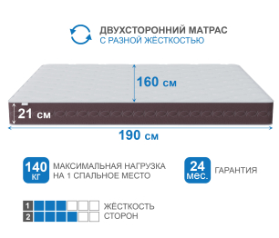 Столлайн / Матрас Корсика-Олимпик 1600х1900