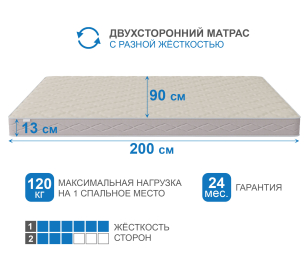 Столлайн / Матрас Классик-Кармен плюс 900х2000