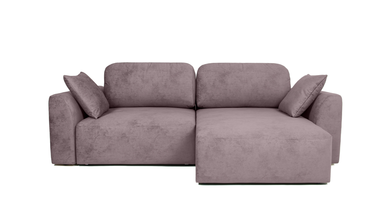 Диваны угловые в гостиную, Диван угловой Trump mini, велюр