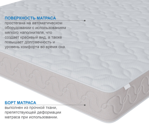 Столлайн / Матрас Юна 800*1900