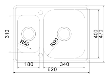 Мойка Oulin OL-0304
