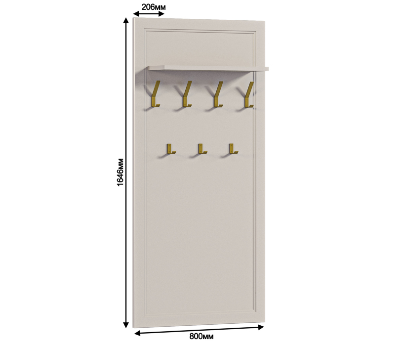 Настенные, Вешалка Ассоль СБ-3561