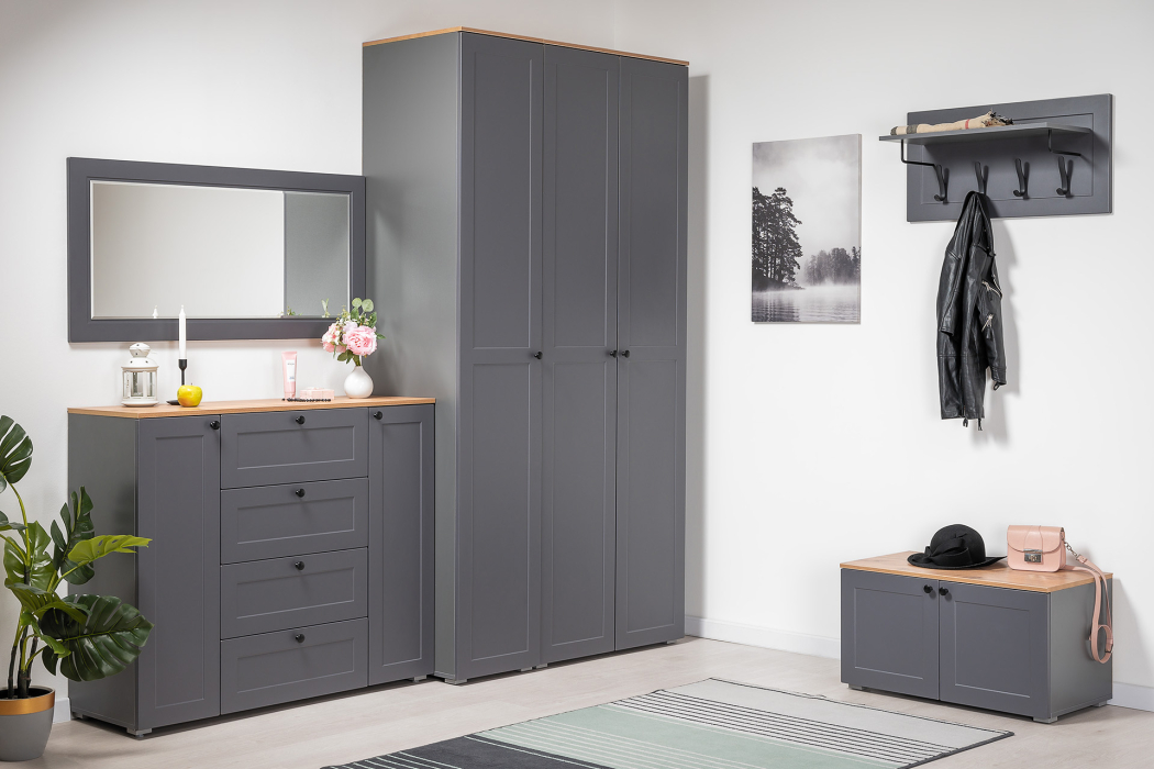 Остин, серый графит