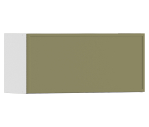 Квадро шкаф навесной 1 дв 80х36 см