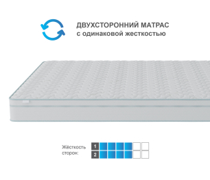 Столлайн / Матрас Сити-Альмерия в чехле Cooler в скрутке 900х2000