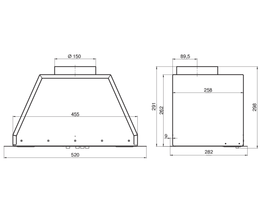 Вытяжки, Кухонная Вытяжка ELIKOR BF5634Q0