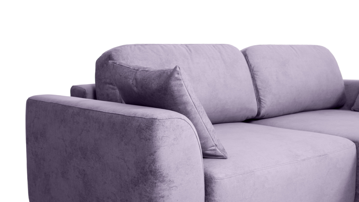 Диваны угловые в гостиную, Диван угловой Trump mini, велюр