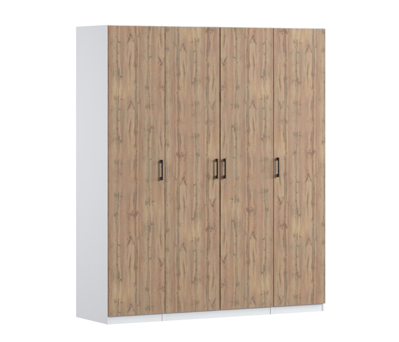 Для одежды, Шкаф четырехдверный Макс 2000 мм, вариант №2 (ЛДСП)