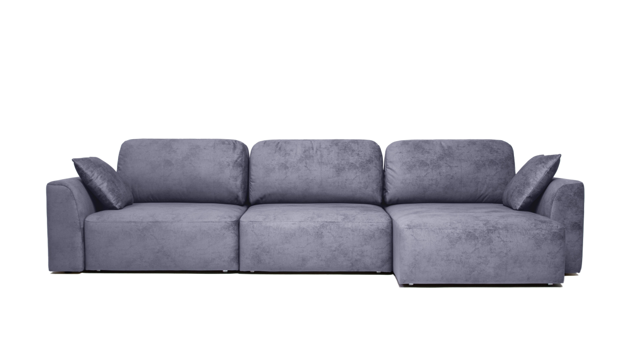 Диваны угловые в гостиную, Диван угловой Trump, велюр