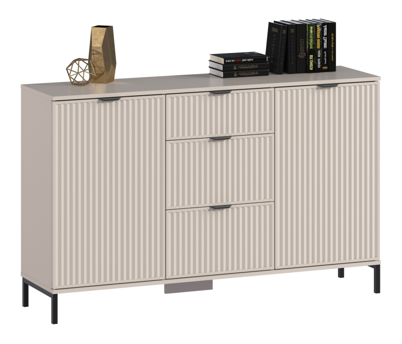 Комоды, Комод Турин СБ-3571 Кашемир серый/МДФ Кашемир