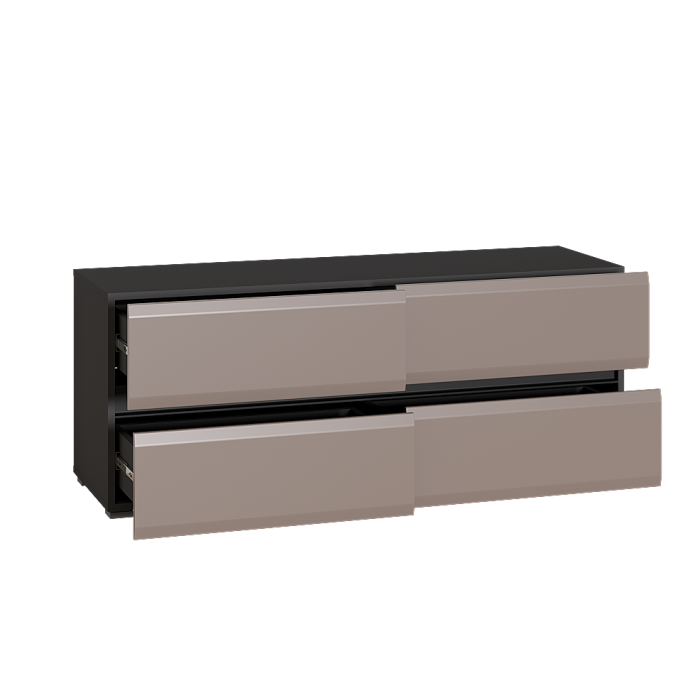 ТВ-тумбы, Тумба под ТВ Сидней 13.63, антрацит, веллюто капучино