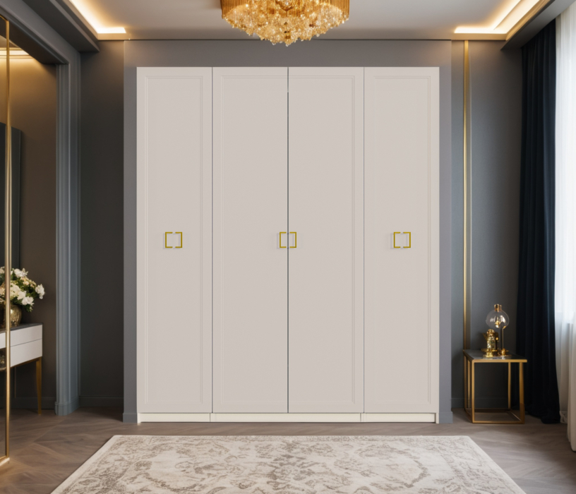 Для одежды, Шкаф четырехдверный Ассоль/Макс 2000 мм