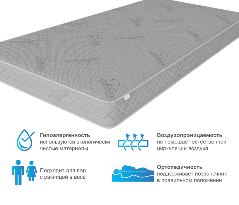 Другие размеры, Матрас Фиеста 1200х1900