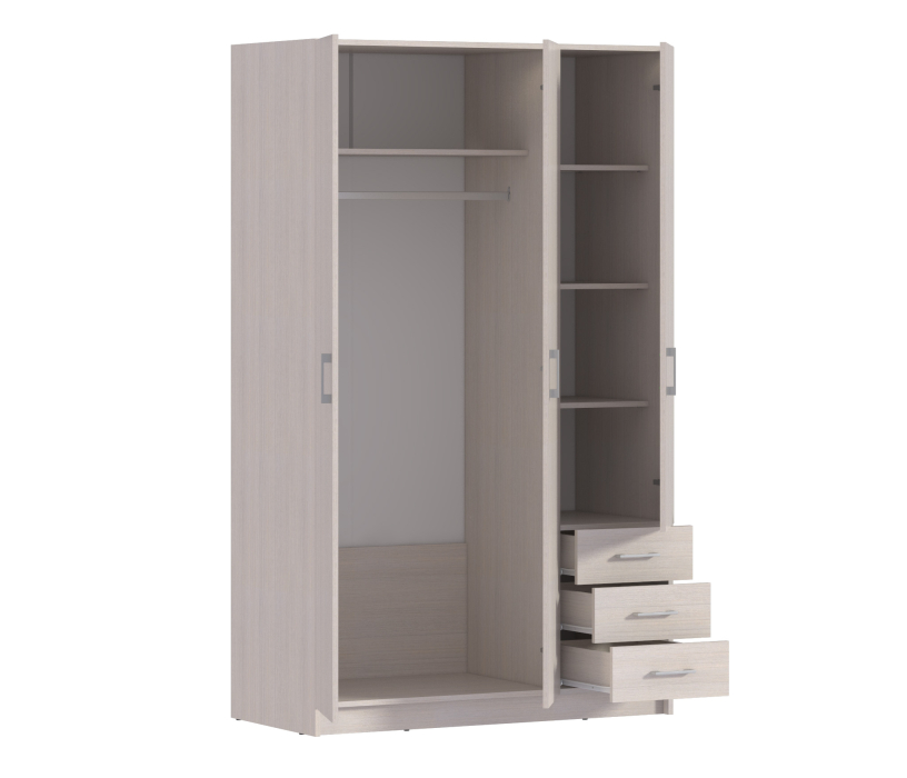 Шкафы распашные, Шкаф 3 дверный Терра СБ-2797 Авиньон