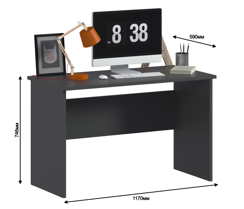 Прямые компьютерные столы, Мартин СБ-3504 Стол