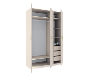 Шкаф трехдверный Ассоль/Макс 1500 мм