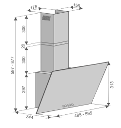 Кухонная вытяжка Colibri Ivory 60