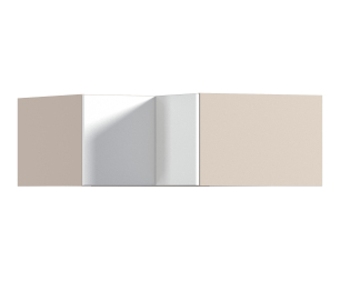 Белла шкаф навесной угловой 2 дв 90х36 см