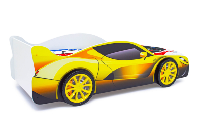 Детская кровать-машина Бельмарко "Феррари", с матрасом Бельмарко "Альфа"